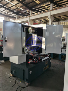 Máquina cortadora de alambre de diamante abrasivo CNC automática modelo SX7745, línea de arena WEDM con núcleo PLC y componentes de Motor de bomba - Product Image 5