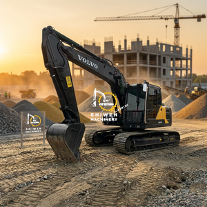 Excavatrice d'occasion Volvo ec140 de marque suédoise, moteur Volvo D3.8E, pelle médiatine de 14 tonnes, haute qualité, certifiée CE EPA, ec120 ec160 - Product Image 1