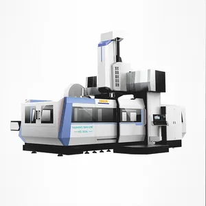 Hhk bom preço cnc gantry máquina de moagem, centro de máquina de moagem de coluna dupla