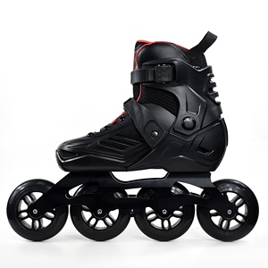 Patines en Línea Profesionales de Alta Gama, Nuevo Diseño, Color Rojo Oscuro, de Lujo, con Ruedas de PU/PP y Luces Intermitentes para Niños - Product Image 6