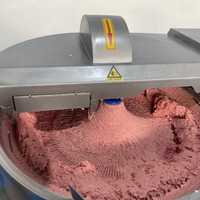 Hachoir-mélangeur multifonctionnel automatique Aimeida en acier inoxydable 304, robuste, triphasé, avec lame incurvée, 380V, 1 bol