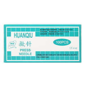 Parches estériles globales para acupuntura en puntos auriculares, 100 unidades, agujas intradérmicas desechables para acupuntura de acero inoxidable - Product Image 5