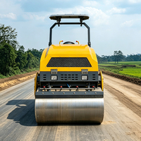 Compacteur 3 tonnes, 2 tonnes, 4 tonnes, nouveau type de machine routière, rouleau vibratoire compact, machinerie de construction, vente chaude