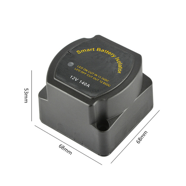 12V 140A Dual Battery Isolation Protector & Intelligent Separator for RV Yacht Boat with IP67 Protection CE RoHS Certified