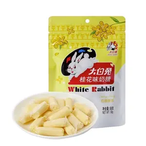 Exotic white rabbit milk Candy osmanthus matcha Flavors soft sweets Sugar candy