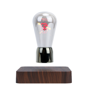 HCNT LED Table Rotating Floating Heart Wick Bulb ABS Magnetic Levitating Design Touch Control Middle Plug-In Personalized Home - Product Image 5