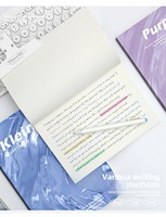 Carnet de notes A5 avec couverture imprimée thermocollée, idéal pour les collégiens et les étudiants