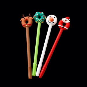 Christmas Gift Kawaii Plastic Gel <b>Pen</b> with Custom logo Promote Cheap Silicone <b>Pens</b> Suitable for School Students and Children - Product Image 6