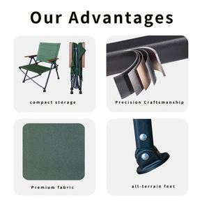 Chaise de camping pliante portable OEM pour extérieur, jardin et plage - Product Image 2