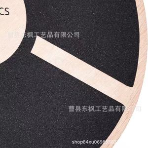 Wooden Fitness Balance Board Round Yoga Pilate Core <b>Strength</b> <b>Training</b> Non Slip Exercise Board For Adults And Kids - Product Image 5