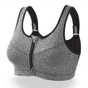 Sujetador Deportivo de Yoga para Mujer, de Alta Calidad, Secado Rápido, <span class=keywords><strong>Cierre</strong></span> Frontal <span class=keywords><strong>con</strong></span> Cremallera, al por Mayor - Product Image 1