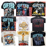 T-shirts Streetwear Personnalisés en Coton 100% 230g, Coupe Ample, Respirants, Écologiques, Style Vintage Hip Hop, Imprimés DTF DTG – Vente en Gros