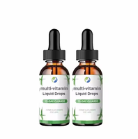 Complément multivitamine liquide de marque privée gouttes multivitamines multivitamines pour la croissance des cheveux pour les femmes