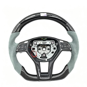 Volante de Fibra de Carbono Personalizado para Mercedes-Benz 2012-15 Clase A W175/E350/C63/W204/E63/Cls63/Slk55 AMG/CLA 2020 - Product Image 1