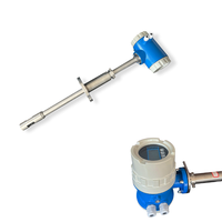 Customizable Stainless Steel Plug-In Electromagnetic Flowmeter 1% Accuracy for Water -20~+60 1.6MPa Pressure 2-Year