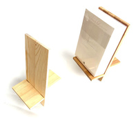 Support de calendrier en bambou personnalisé YUESHEN, support de bureau en bois, support pour téléphone et tablette, pièces usinées CNC