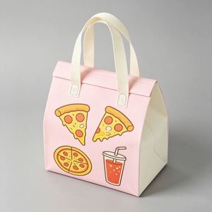 Portable <b>Cake</b> Sushi Picnic Delivery Thermal Cooler <b>Carrier</b> Totes Waterproof Non-woven Fast Food Packaging Takeaway Insulated Bag - Product Image 5