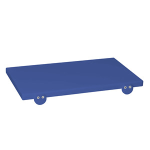 Blue Polyethylene Cutting <b>Board</b> 60 × 40 × 2 h cm, with Counter Stop - Product Image 1