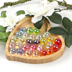 Nouveau Design de haute qualité magnifique perles acryliques ultraviolet galvanoplastie perles en vrac chaîne de téléphone portable bijoux mode - Product Image 3