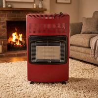 Chauffage au gaz 4,2 kW pour usage commercial, infrarouge céramique, sur pieds, portable, à roulettes, économe en énergie pour intérieur, maison, bureau, chambre