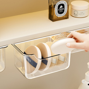 Transparent Wall Mounted Storage Box Rectangle For Bathroom Toilet Beauty Salon Home Dormitory Organizing Rack - Product Image 4