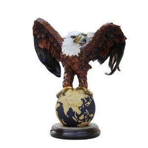 Scultura in Resina di Grande <span class=keywords><strong>Aquila</strong></span> Americana in Volo, Statua Realistica Resistente ai Raggi UV e Impermeabile per Decorazione Casa e Giardino e Regali Aziendali - Product Image 1