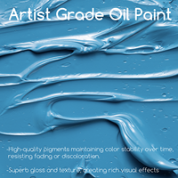 MEEEN 60ml lisse même Texture 37 couleurs peinture à l'huile plusieurs couleurs artiste peintures à l'huile professionnelles