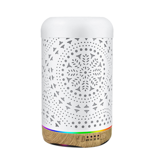 SCENTCARES Metal Iron Art Ultrasonic 7 Color LED Spray Aroma Essential Oil Diffuser Air Aromatherapy <b>Humidifier</b> - Product Image 6