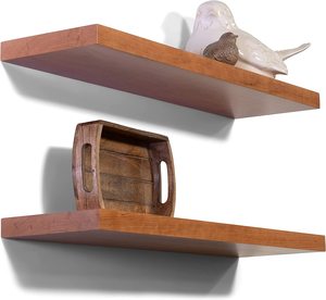 Kệ Gỗ Nổi Giá Đỡ Ẩn Nặng Chất Lượng Cao Cho Thợ Thủ Công Gỗ Sồi Rắn Kệ Nổi Bằng Gỗ - Product Image 5