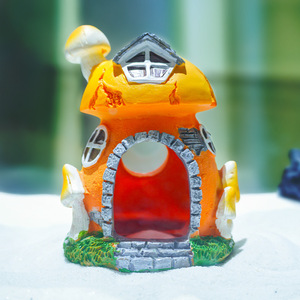 Decoración <span class=keywords><strong>de</strong></span> Acuario Jeneca, Refugio <span class=keywords><strong>de</strong></span> Resina para Cangrejos Ermitaños, Concha <span class=keywords><strong>de</strong></span> Hongo, Micropaisaje, Adornos para Peceras, Exterior, Superventas - Product Image 3