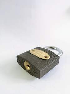 फेंग युआन उच्च गुणवत्ता ग्रे रंग लोहा ताला के साथ लघु बीम 38mm - Product Image 5