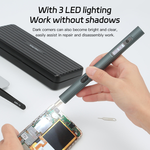 2023 nuevo juego de destornilladores eléctricos inalámbricos 58 en 1 con 50 piezas de brocas magnéticas de acero S2 intercambiables para reparación de teléfonos <span class=keywords><strong>Xiaomi</strong></span> - Product Image 5