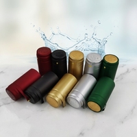 Capsule thermorétractable en PVC de 30 mm avec bande déchirable et opercule inviolable pour bouteilles de vin rouge, whisky, liqueur en verre – Vente en gros