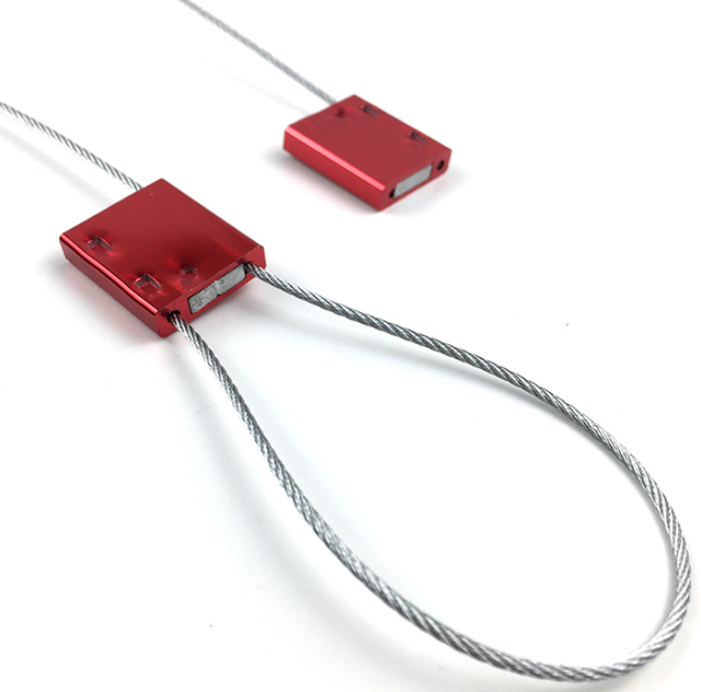 GY310 High Security Stainless Steel Wire Pull Tight Steel Cable Seal Cable Lock  Metal Cable Length Best Price with Mechanical