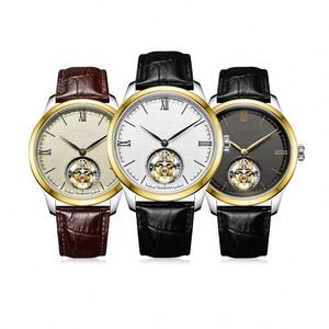 Reloj Mecánico Automático de Lujo Dorado al por Mayor, Relojes de Pulsera para Hombre, Reloj de Negocios, Resistente al Agua - Product Image 1