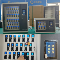 Armoire à clés intelligente RFID avec reconnaissance d'empreintes digitales pour magasin de voiture/école/hôpital/immeuble de bureaux