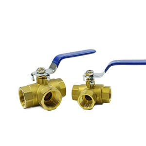 <span class=keywords><strong>Prix</strong></span> usine Vanne à boisseau sphérique 3 voies en laiton 3/4 pouce 1/2 pouce, commande manuelle, pour <span class=keywords><strong>eau</strong></span> haute température, personnalisation OEM prise en charge - Product Image 5