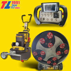 Мощная шлифовальная машина для полов с дистанционным управлением, для эпоксидных полов, бетона и мрамора, с пылесосом - Product Image 1