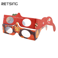 Lunettes de Diffraction de Noël Personnalisées en Papier Écologique et Spectacles de Lumière Scénique