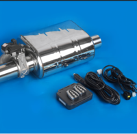Usine universelle 2.5 pouces haute Performance automobile électronique Valve Catback échappement silencieux tambour