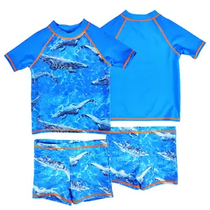 Customized Cute Children Models Swimwear Set Swimsuit for Baby Boy Printed Swimwear & Beachwear