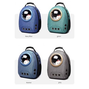 Mochila transportadora de mascotas con cápsula espacial transparente, de tela Oxford, para gatos, ideal para el parque, en oferta especial de fábrica BSCI. - Product Image 2