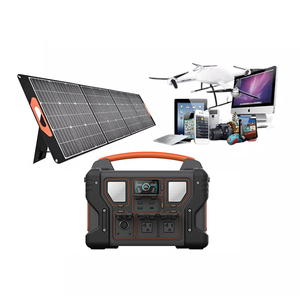 Centrale Électrique Portable 1000W à Onde Sinusoïdale Pure, Générateur Solaire avec 2 Sorties CA 1000W, Chargeur Sans Fil Type-C pour <span class=keywords><strong>Camping</strong></span>-<span class=keywords><strong>Car</strong></span>, Van Life et Urgences - Product Image 1