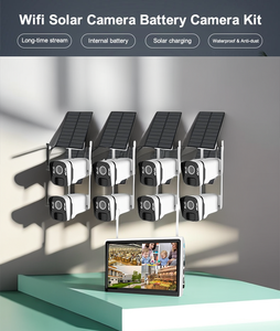 Kit de Cámara de Seguridad NVR con Energía Solar de 4MP HD y 8 Canales, Cámara Wifi a Color, Sistema de CCTV Inalámbrico para Exteriores y Hogar - Product Image 2