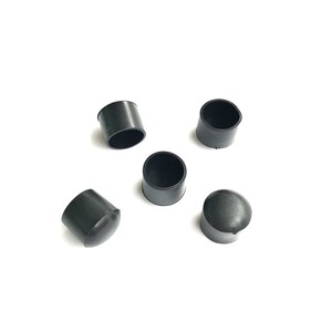 Bouchons d'extrémité ronds en <span class=keywords><strong>PVC</strong></span> noir de 25 mm de diamètre pour pieds de chaise et de table, insert de <span class=keywords><strong>tube</strong></span>, <span class=keywords><strong>bouchon</strong></span> de protection LONGZHONG <span class=keywords><strong>PVC</strong></span> CAP - Product Image 3