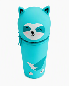 Étui à crayons en silicone Magic Pop Up, forme d'animal mignon, télescopique, pliable, avec fermeture éclair, cadeau pour la rentrée scolaire des enfants - Product Image 1