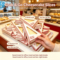 Boîte à cheesecake individuelle personnalisée, boîte à pizza triangulaire pliable, emballage alimentaire pour desserts, boîte à gâteau avec fenêtre, boîtes à crêpes et sandwichs