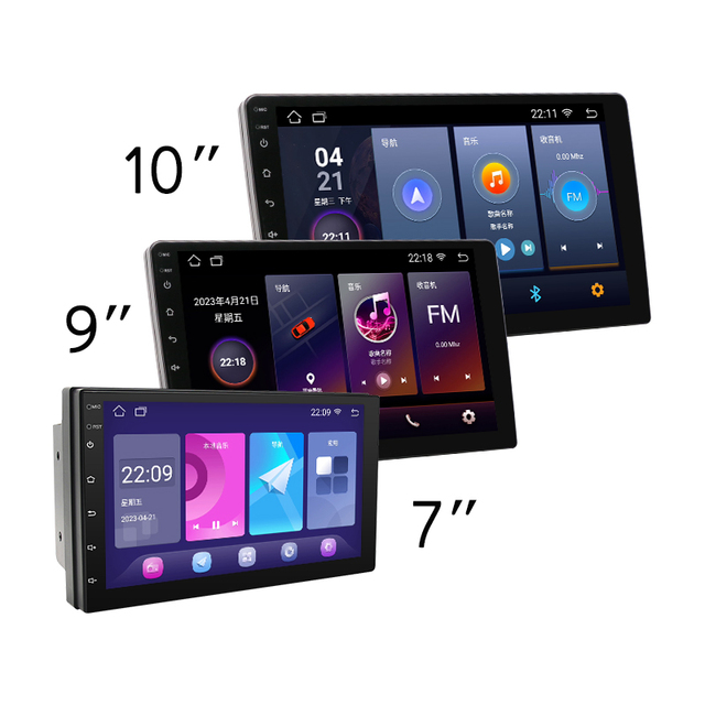 Factory Supply 9inch Wireless Carplay Auto Car Audio Touch Screen Car Video Navigation Gps 2 Din Android Car Head Unit System