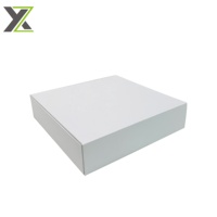Ensemble de dossiers cadeaux personnalisés en forme de livre, blanc uni, ouverture latérale, avec fermeture magnétique et laminage mat
