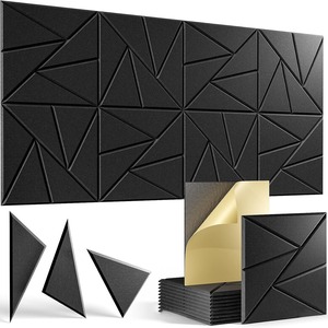 Panel <span class=keywords><strong>acústico</strong></span> de poliéster decorativo NRC alto, diseño minimalista moderno, aislamiento <span class=keywords><strong>acústico</strong></span> <span class=keywords><strong>y</strong></span> <span class=keywords><strong>térmico</strong></span> <span class=keywords><strong>para</strong></span> techo <span class=keywords><strong>y</strong></span> pared - Product Image 2